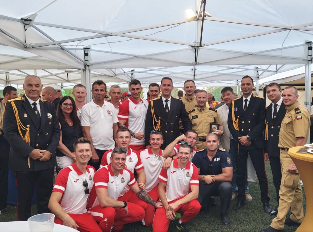 Strażak z Iławy sędzią sportów pożarniczych w Bułgarii