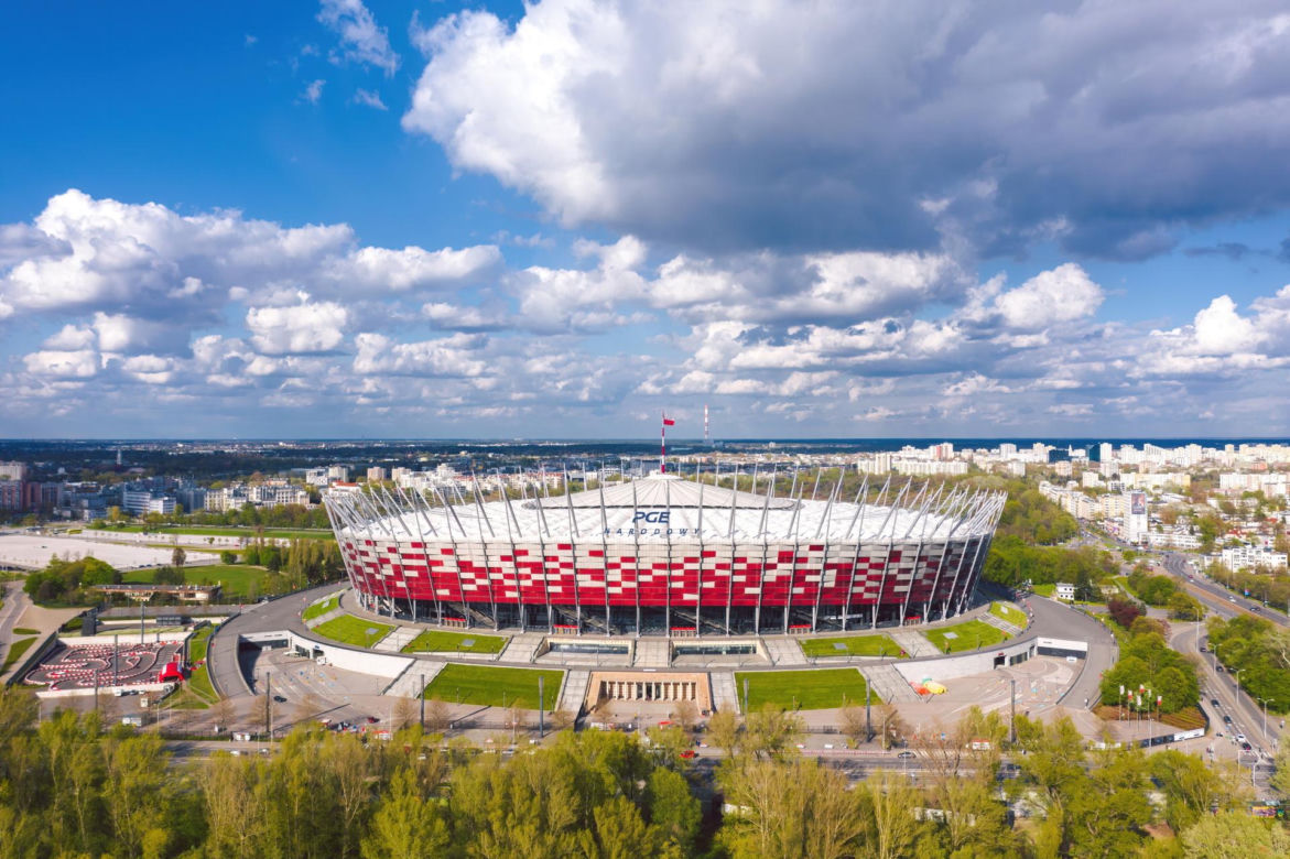 Największy stadion w Polsce: PGE Narodowy w Warszawie