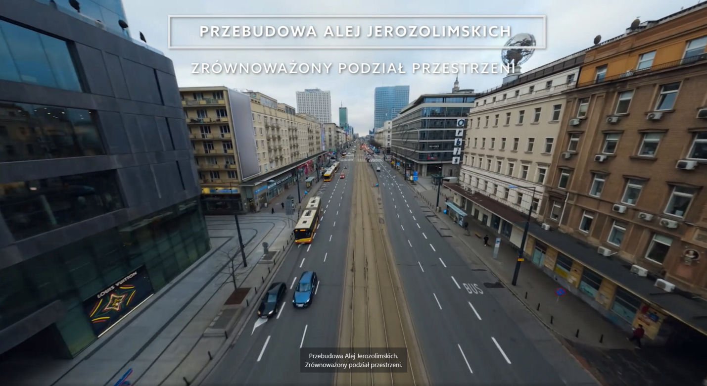 Nowe Centrum Warszawy. Nowe Aleje Jerozolimskie