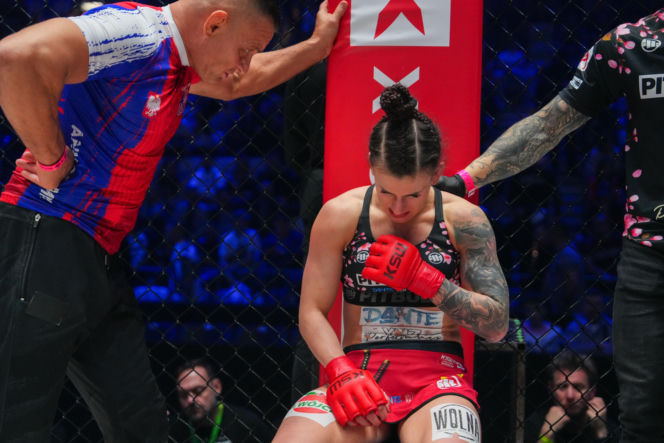 Ewelina Woźniak po walce na KSW 116