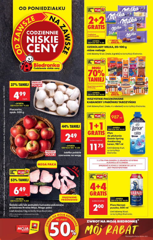 Biedronka - gazetka promocyjna 9.03.2026