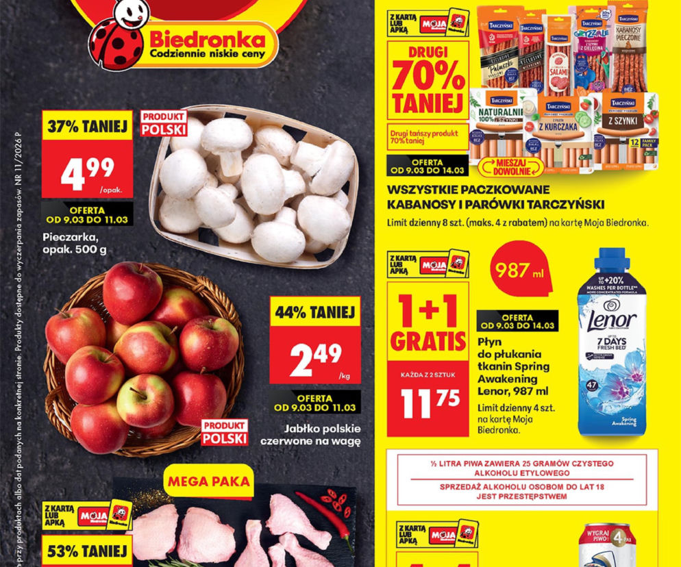 Biedronka - gazetka promocyjna 9.03.2026