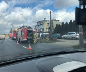 Pożar warsztatu w Sosnowcu