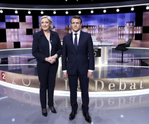 debata Marine Le Pen Emmanuel Macron