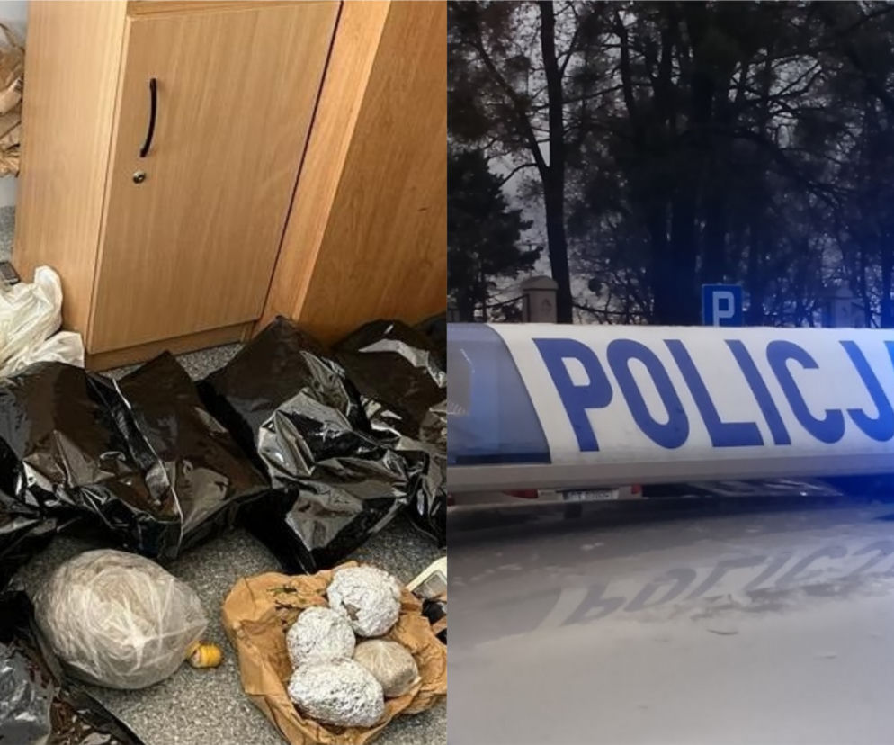 Ogromne ilości narkotyków przejęte przez policję z Torunia! 35-latek za kratkami