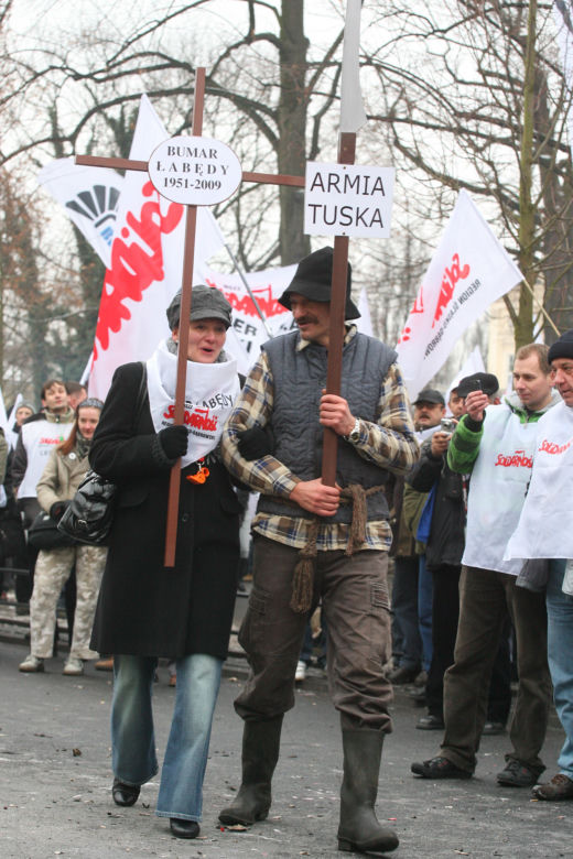 Związkowa zadyma w Alejach Ujazdowskich