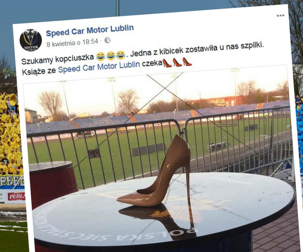 Motor Lublin szuka kopciuszka! Fanka żużla zgubiła na stadionie bucik. Pomożecie?
