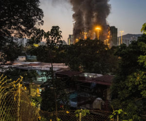 Hongkong / Pożar wieżowców. Liczba ofiar wzrosła już do 44.