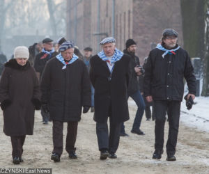 74. rocznica wyzwolenia niemieckiego nazistowskiego obozu koncentracyjnego i zaglady Auschwitz