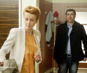 Barwy szczęścia odc. 989. Marta (Katarzyna Zielińska), Robert (Marcin Czarnik)