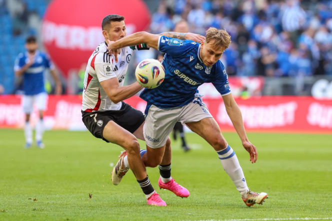 Lech Poznań - Legia Warszawa: Zdjęcia kibiców i zawodników z meczu 30. kolejki PKO BP Ekstraklasy
