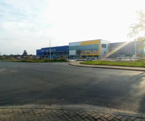 Budowa sklepu IKEA w Szczecinie - październik 2020