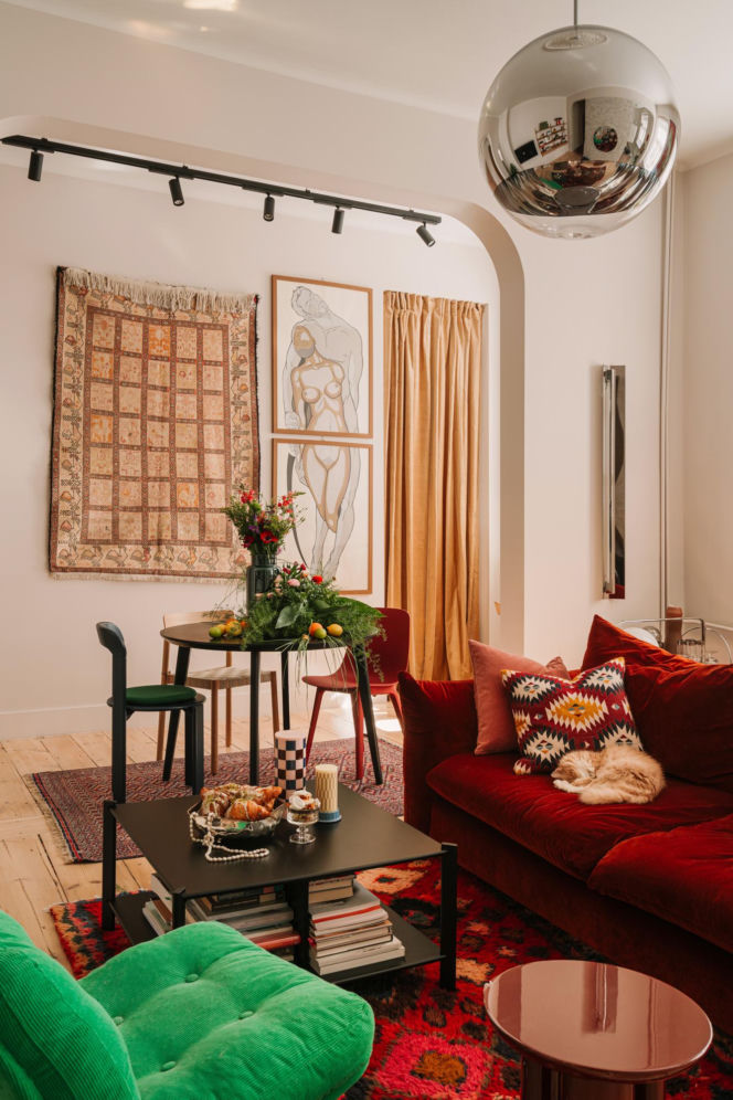 Spotkanie kultur w łódzkim mieszkaniu. Zdjęcia