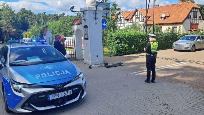 Zderzenie z autem i upadek na krawężniku. Dwa wypadki z udziałem hulajnóg w powiecie kwidzyńskim