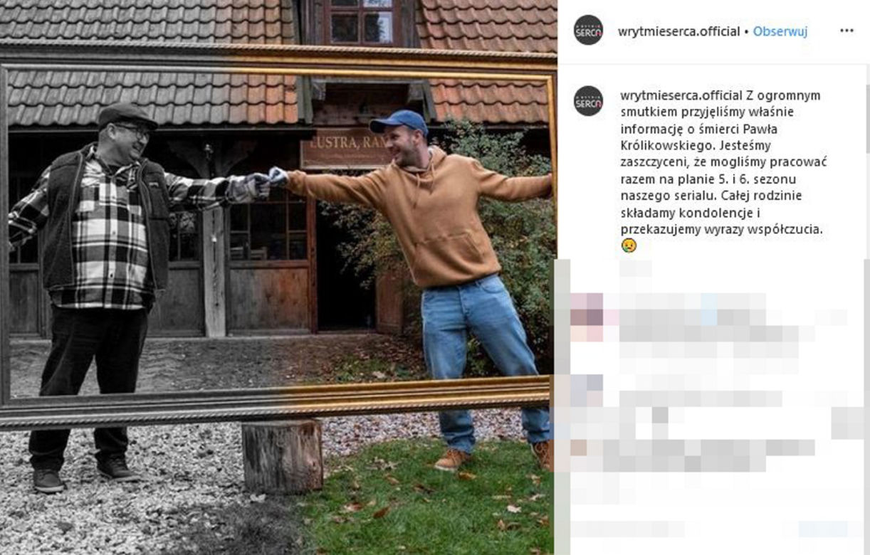 Antek Królikowski zdążył zagrać z tatą