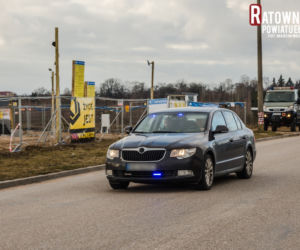 Pocisk artyleryjski na terenie budowy przy obwodnicy - Ełk !