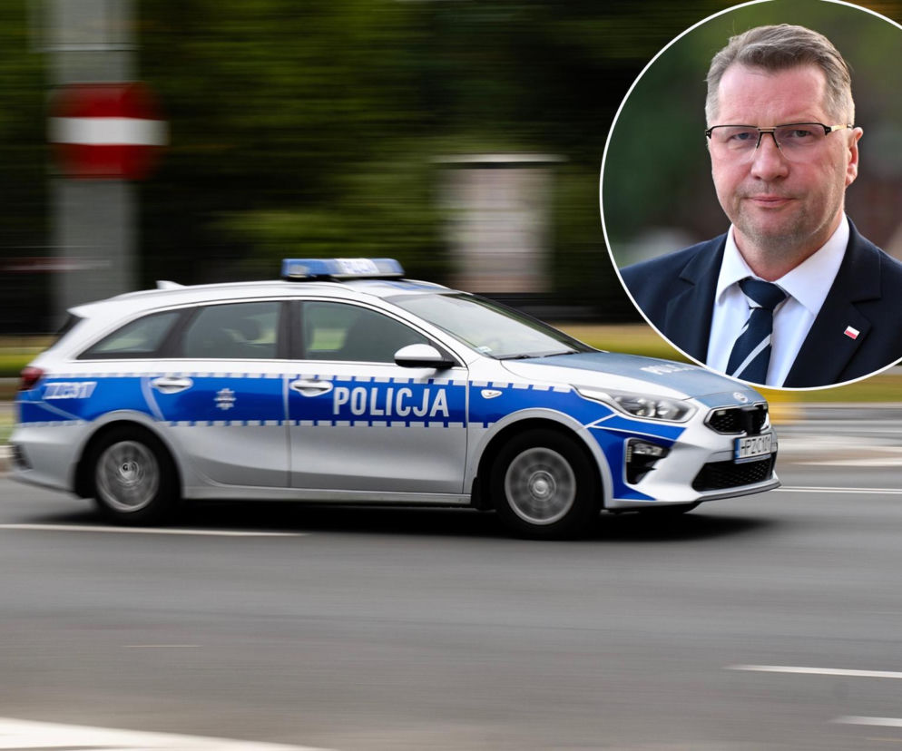 Kolizja auta w którym jechał Przemysław Czarnek