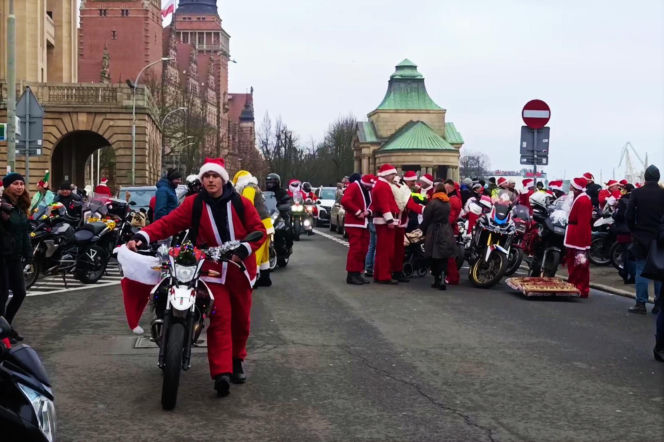 Motomikołaje w Szczecinie