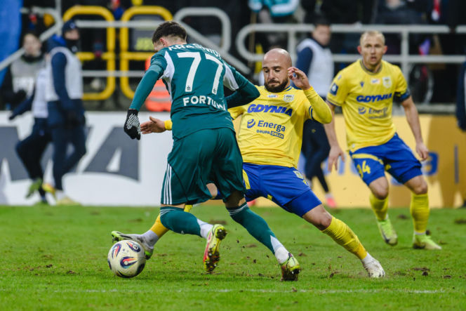Arka Gdynia - Legia Warszawa: Zdjęcia z boiska