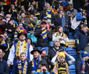 Arka Gdynia - Widzew Łódź: Zdjęcia kibiców i zawodników z meczu 25. kolejki PKO BP Ekstraklasy