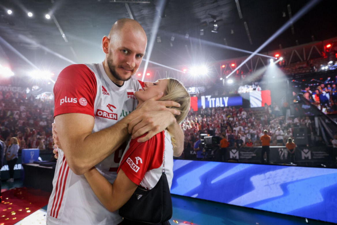 Bartosz Kurek z żoną Anną