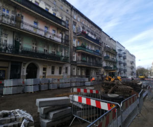 Przebudowa ulic w centrum Szczecina - marzec 2021