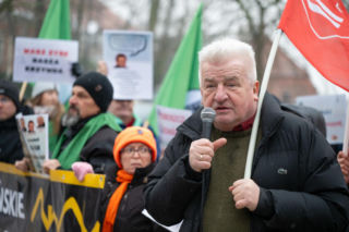 Protest mieszkańców Osiedla Maltańskiego