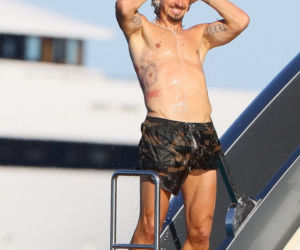 Zlatan Ibrahimović z rodziną na jachcie