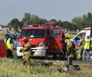 Wypadek w Elżbietowie. Zginęły dwie rodziny 
