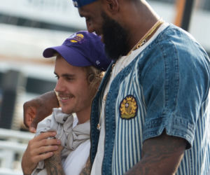 Justin Bieber i LeBron James