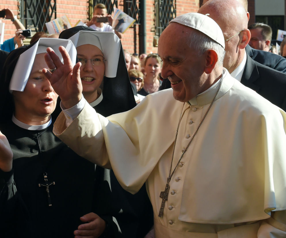 Papież w Sanktuarium Bożego Miłosierdzia