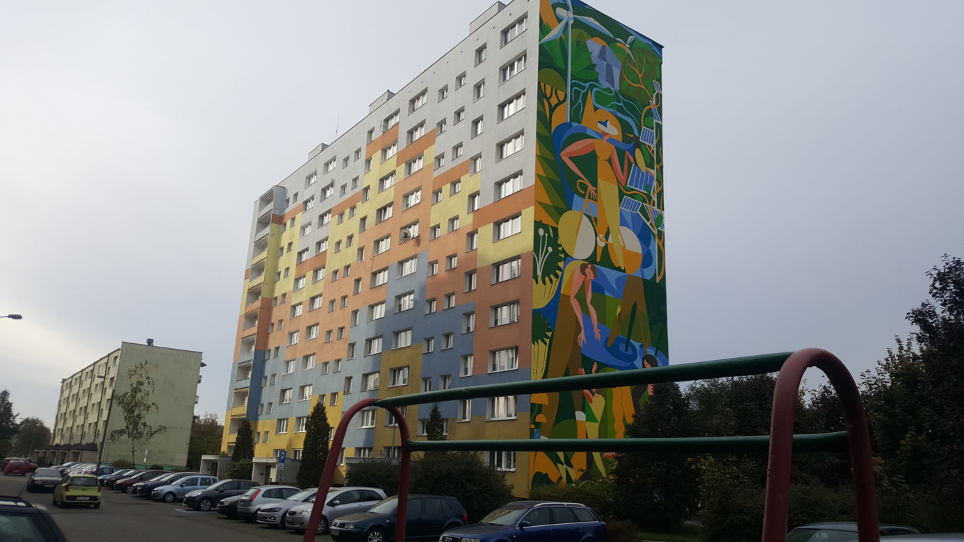 Ekologiczny mural w Bydgoszczy