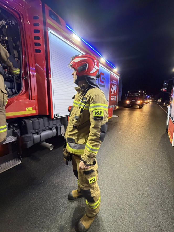 Groził wysadzeniem budynku. Strażacy ewakuowali lokatorów