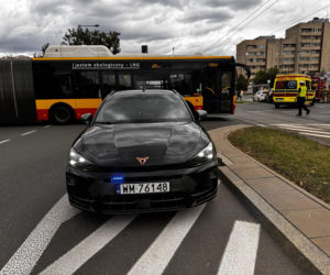 Wypadek w Warszawie