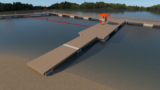 Pływające pomosty w Iłży! Nowa atrakcja tuż obok Świętokrzyskiego