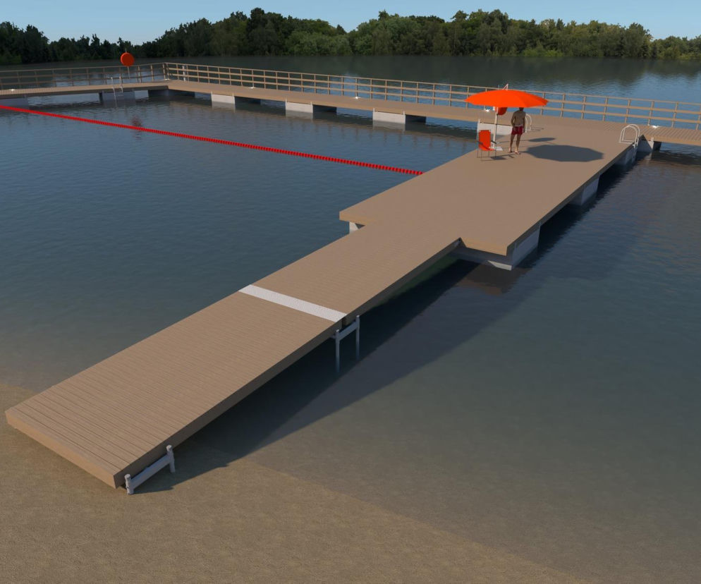 Pływające pomosty w Iłży! Nowa atrakcja tuż obok Świętokrzyskiego