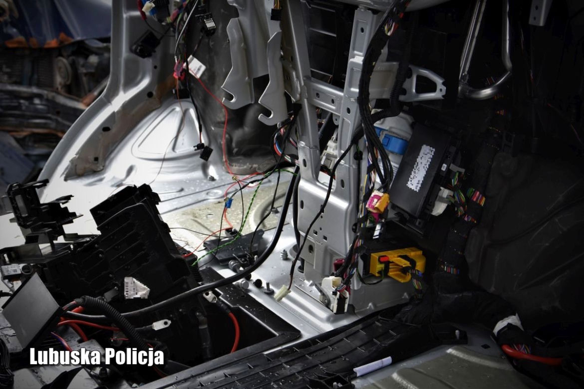Żarscy policjanci rozbili dziuplę. W niej auta warte kilka mln złotych