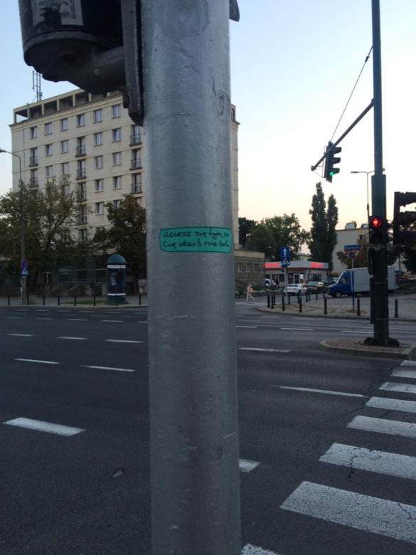 Naklejka Warszawa