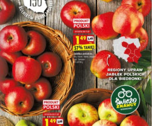 Jabłka 1,49 zł/kg