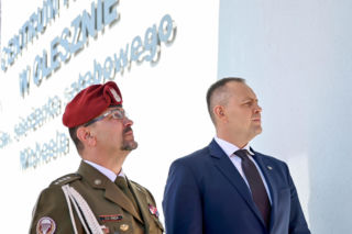 Sierż. Michael Ollis patronem Centrum Kultury w Olesznie