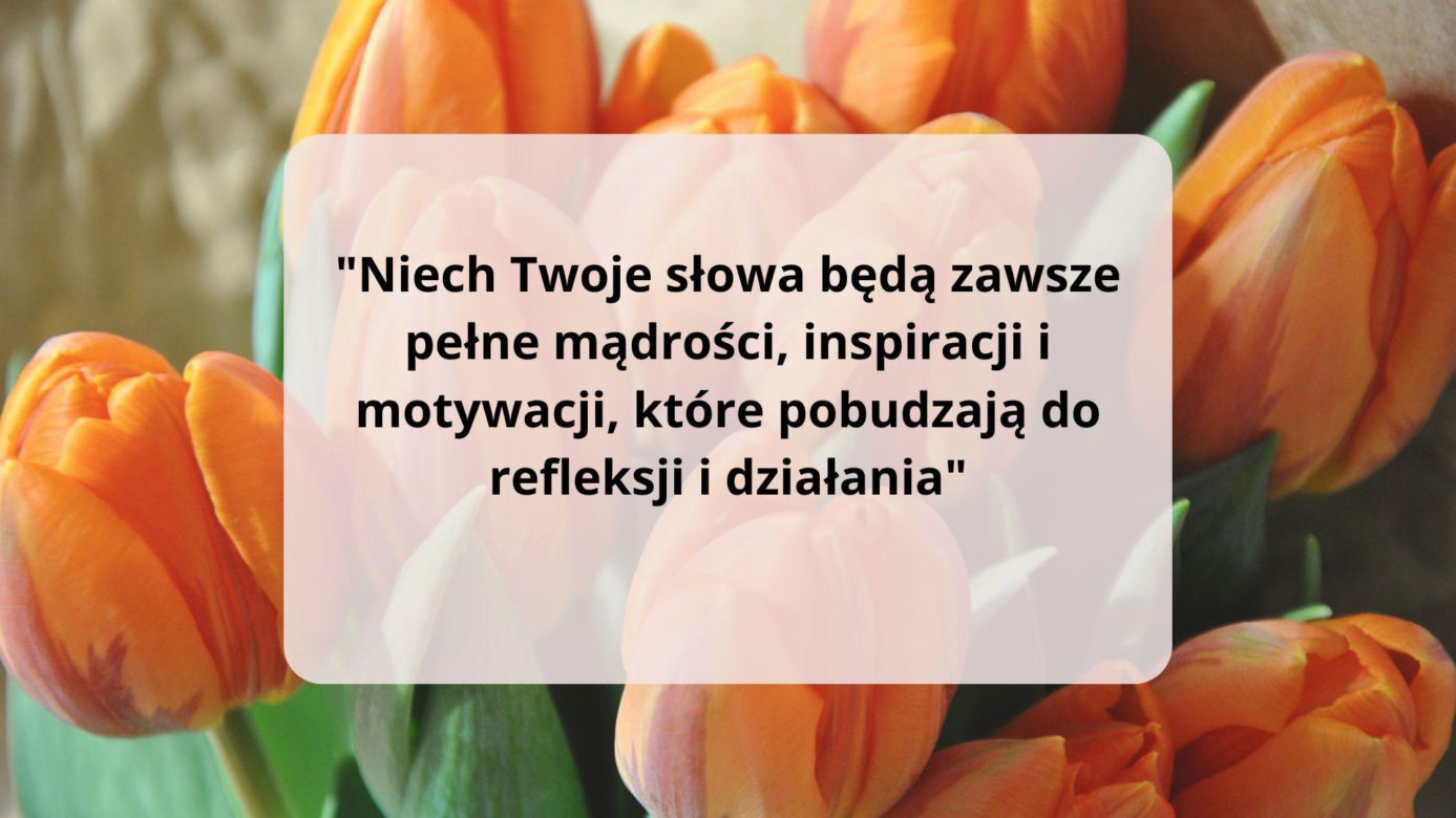 Podziękowania i życzenia na zakończenie roku szkolnego