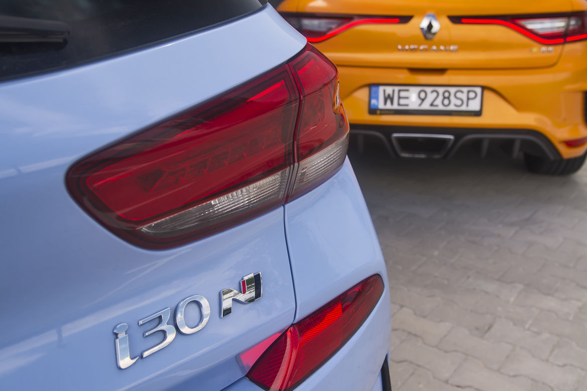 Renault Megane R.S. 1.8 TCe 280 KM EDC vs. Hyundai i30 N Performance 2.0 T-GDI 275 KM