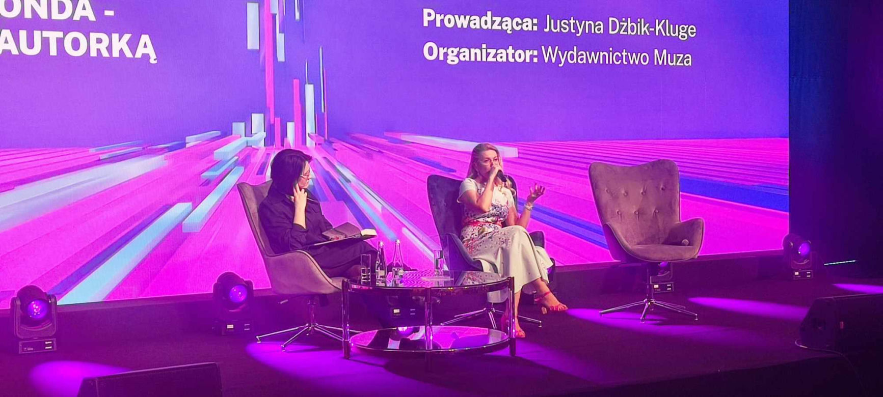 Katarzyna Bonda na Targach Książki i Mediów VIVELO 2024