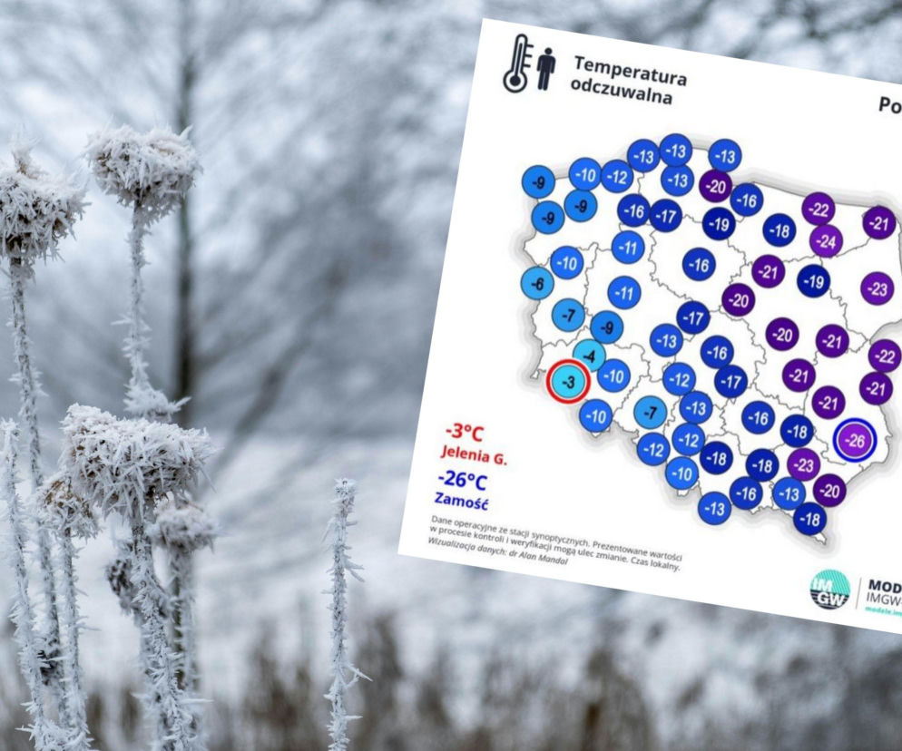 Zamość najzimniejszym miastem w Polsce