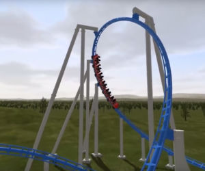 Rollercoaster w Śląskim Wesołym Miasteczku