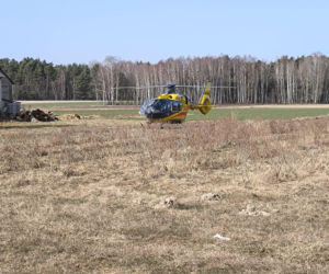 Wypadek z udziałem rowerzysty