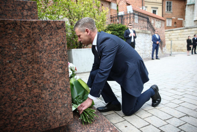 Peter Magyar w Krakowie