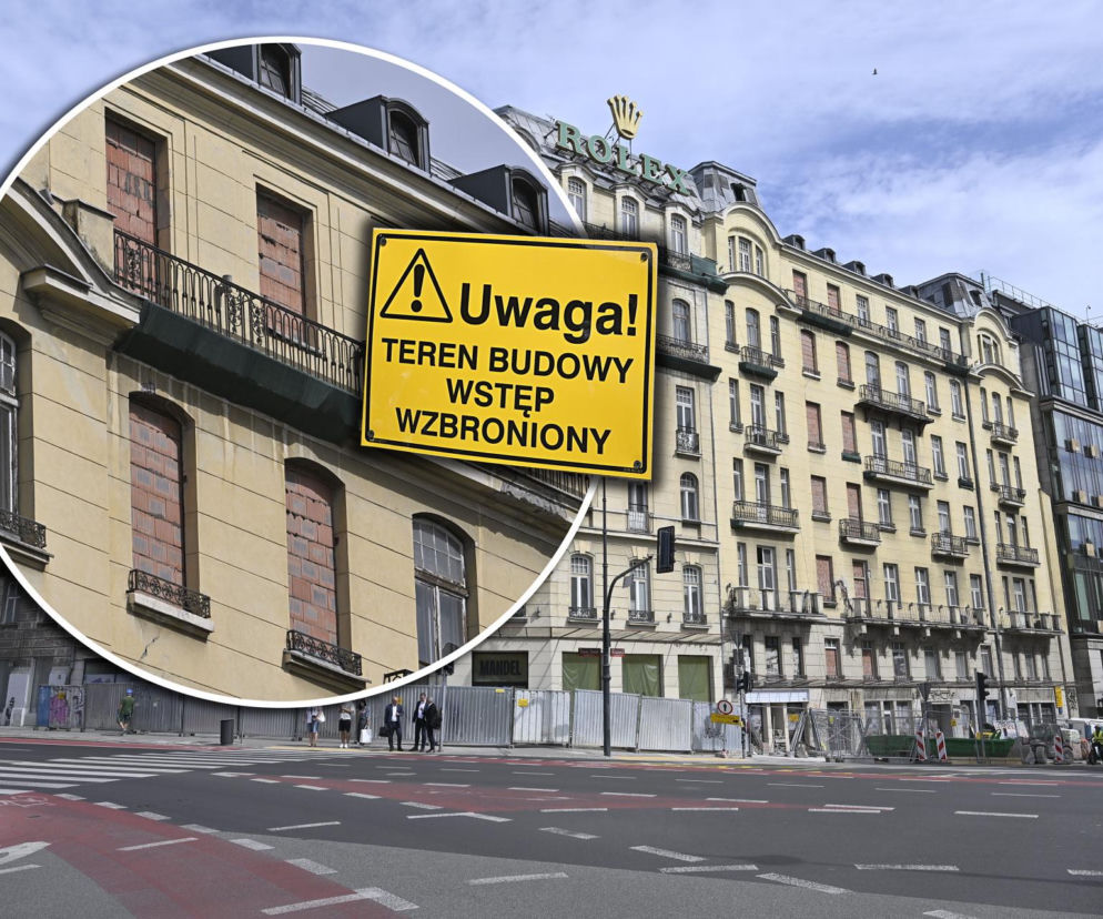 Zawalenie w zabytkowej kamienicy w sercu Warszawy. 17-latek runął ze stropami