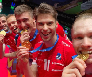 Siatkówka, Zaksa Kędzierzyn, Liga Mistrzów, finał, siatkarze, Jakub Kochanowski, Aleksander Śliwka, Łukasz Kaczmarek, Paweł Zatorski, Ben Toniutti