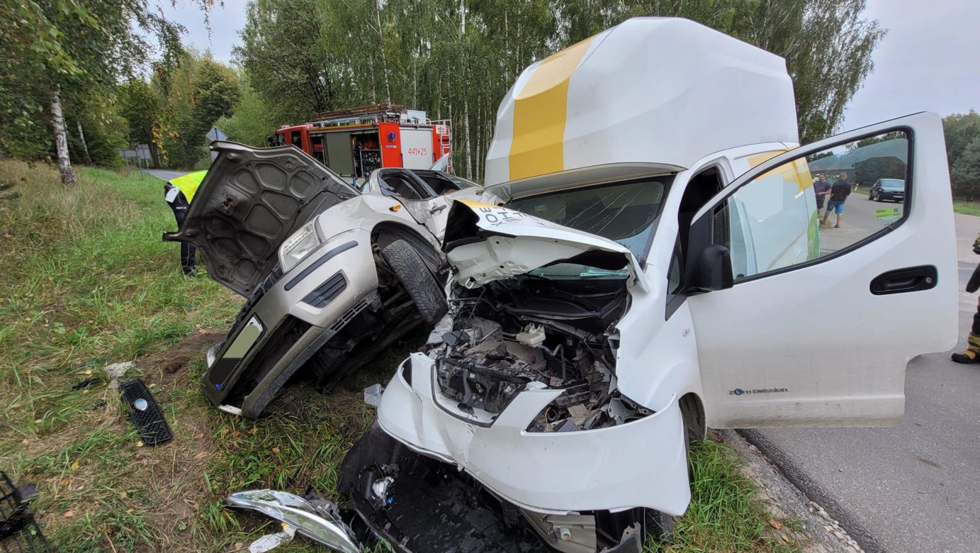 Wypadek drogowe w Nowej Wsi koło Grudziądza